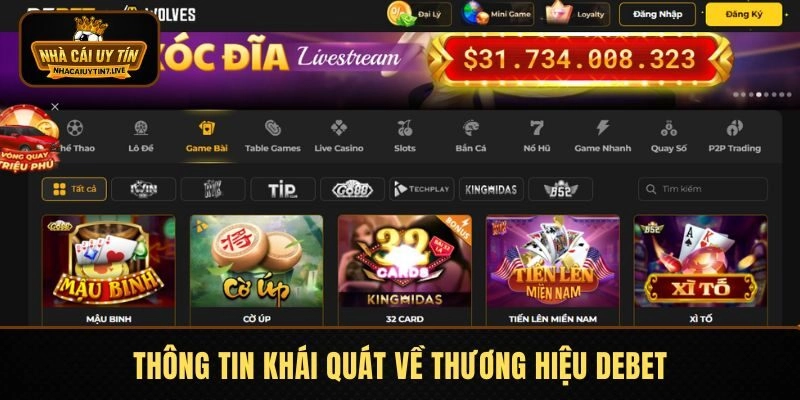 Thông tin khái quát về thương hiệu DEBET