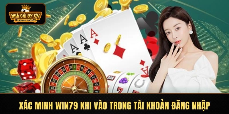 Xác minh WIN79 khi vào trong tài khoản đăng nhập